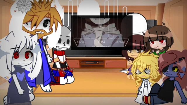 Undertale react to dusttale l| Dust sans |l смотреть онлайн