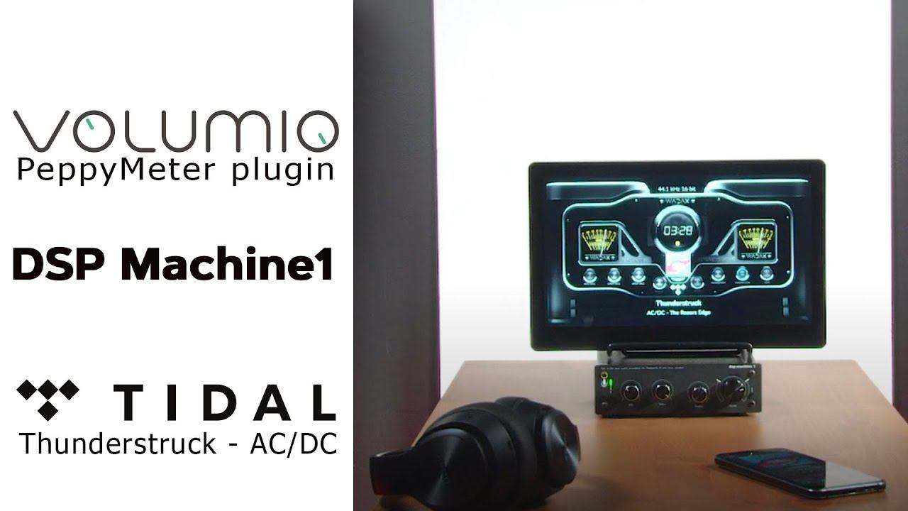 Thunderstruck by AC/DC | Project with PeppyMeter, Volumio & DSP Machine 1 | WADAX plugin смотреть онлайн
