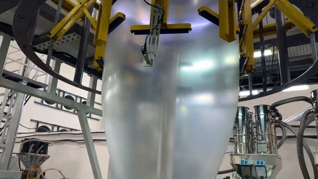 экструдер для производства многослойной полиэтиленовой пленки.ABC 1800 ATAC смотреть онлайн