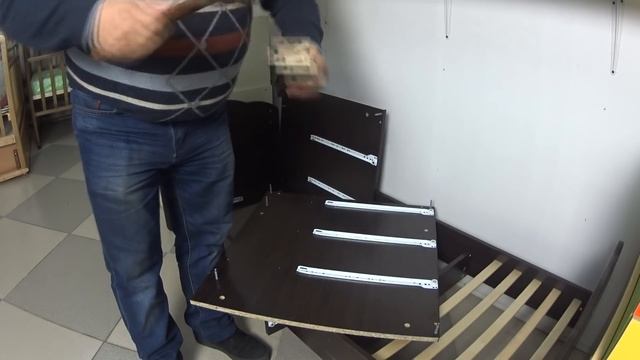 Как собрать одному кроватку трансформер Ульяна 1