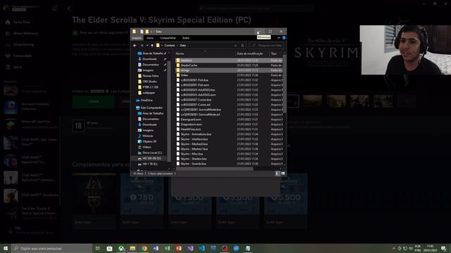Como Traduzir o Skyrim Special Edition PT-BR no PC em 2023 FÁCIL E SEM PROGRAMAS | Steam ou GamePas смотреть онлайн