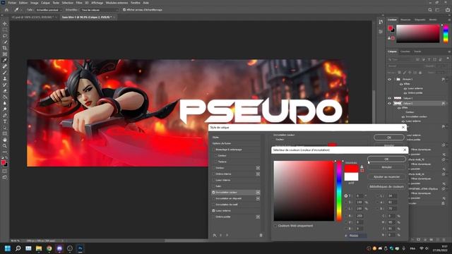 COMMENT CREER UNE BANNIERE FORTNITE AVEC PHOTOSHOP/ SPEED ART - Google Drive Fortnite Render Pack смотреть онлайн