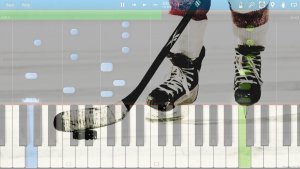 Хоккейная пауза (Заставка) (на пианино Synthesia)