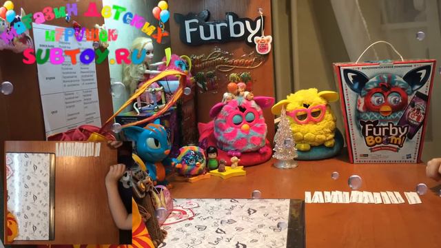 С Новым Годом поздравляем ВСЕХ! Поздравления и призы от Анны! Furby BOOM! свитерок в подарок от Анн