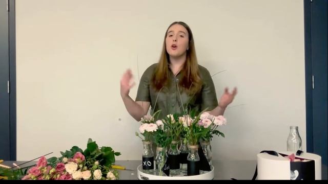 Upcycling Juice Bottles In A Flower Arrangement By Tiffany Van Lenten