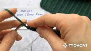 Мастер-класс шарф спицами. Изумрудный шарф вытянутыми петлями. Красивый узор спицами