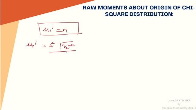 Chi-square distribution/Raw moments of Chi-square Distribution/Raw moments about origin/Raw moments смотреть онлайн