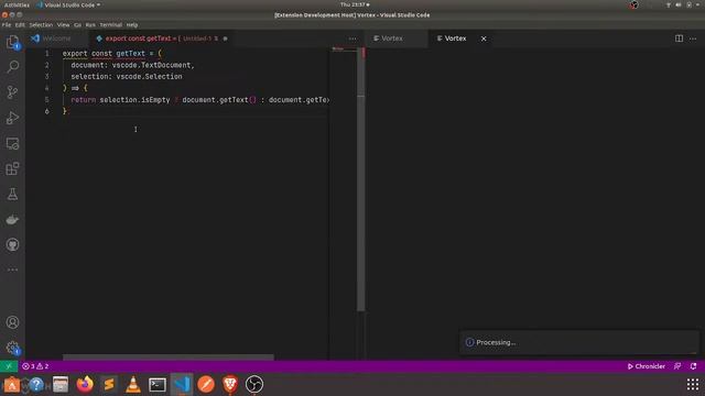GPT based VS Code extension development - live coding part 5 - Webviews, response stream exploratio смотреть онлайн