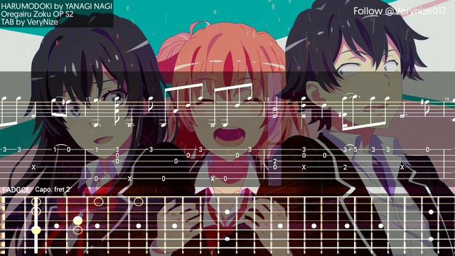 [TAB/TUTORIAL] HARUMODOKI - Oregairu Zoku - TAB смотреть онлайн