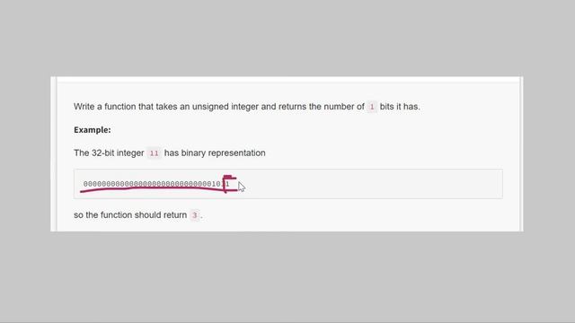 6.0 NUMBER OF 1 BITS(Bit Manipulation)-Interviewbit #bitmanipulaiton#programming смотреть онлайн