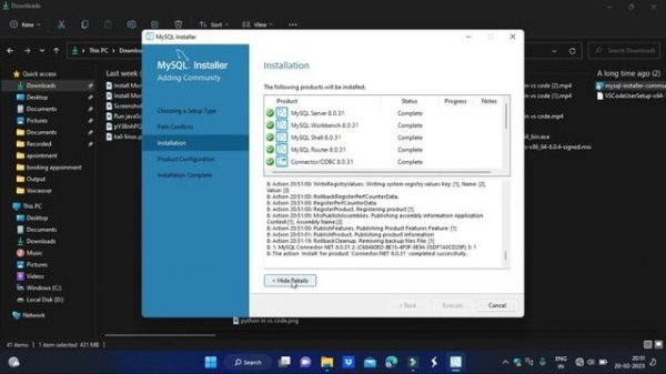 how to fix current root password in MySQL while installing error | current root password in MySQL