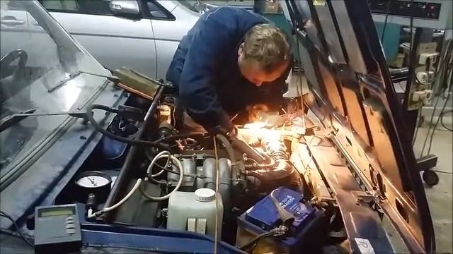 Диагностика автомобиля ВАЗ 21074 в автосервисе "Формула100" смотреть онлайн