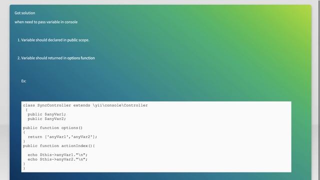 Yii2 console command pass arguments with name смотреть онлайн