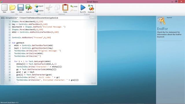 Small Basic: How To Create Simple Encryption & Decryption Program смотреть онлайн