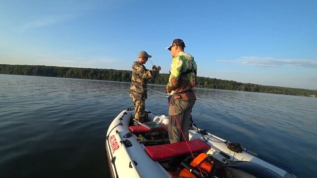 Жирные рыбины радуют! Рыбалка на вечЁрке и на зорьке! смотреть онлайн