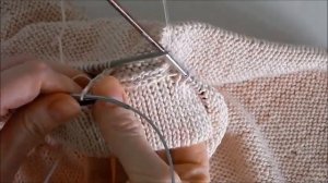 Простая вязаная юбка - трапеция спицами для женщин МК Часть 2 Вязание пояса под резинку, подгиб низ