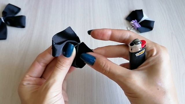 ГОТОВИМСЯ К ШКОЛЕ! Школьные бантики из лент 2,5 см смотреть онлайн
