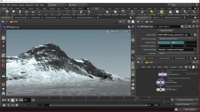 (SideFX Houdini Tutorial) Part 7 - Exporting in RPR AMD Radeon™ ProRender Tutorial смотреть онлайн
