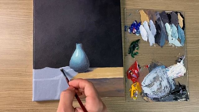 Acrylic Painting Sunflower Still Life смотреть онлайн