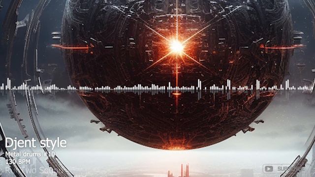 Djent Style Drum Track 130 BPM