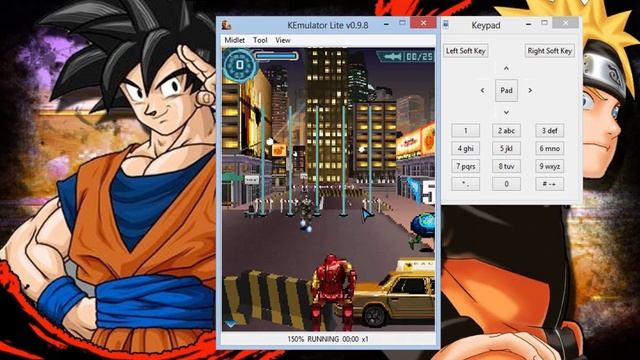 Iron Man 2 Java no KEmulator lite 098 + 1600 Games Java смотреть онлайн