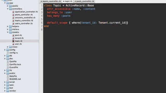 Ruby on Rails - Railscasts PRO #388 Multitenancy with Scopes (pro) смотреть онлайн