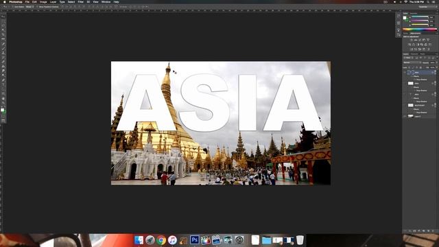 Photoshop CS6 Tutorial: Put Text Behind An Image (HD) смотреть онлайн