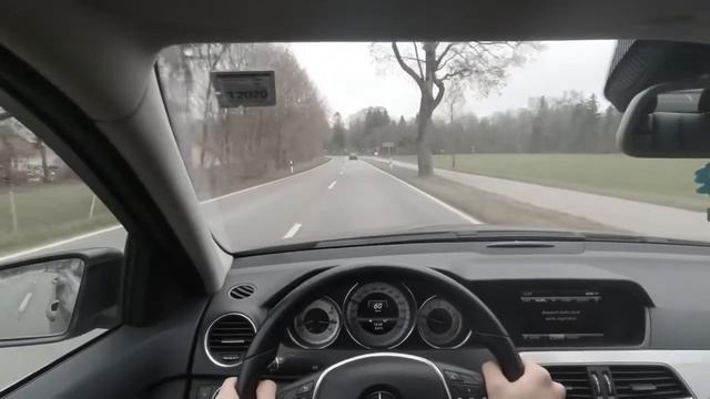 Mercedes Benz C180 Avantgarde 156PS  W204  POV TEST DRIVE (no Talking, Pure Driving)  Probefahrt 1