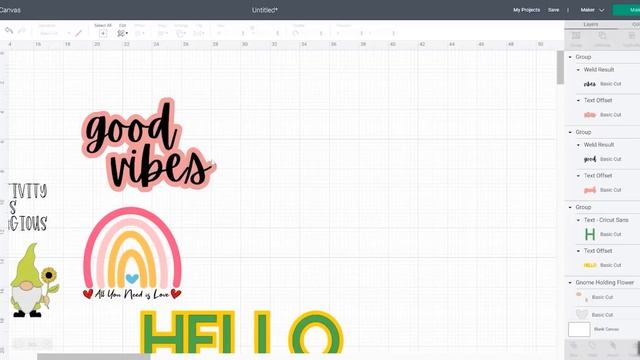 Cricut Offset: How to Use This Feature in Design Space смотреть онлайн