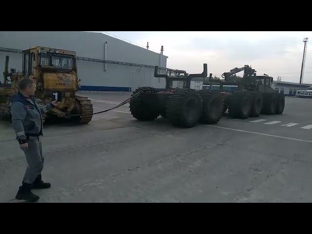 Тром 20 и бульдозер ЧТЗ. смотреть онлайн