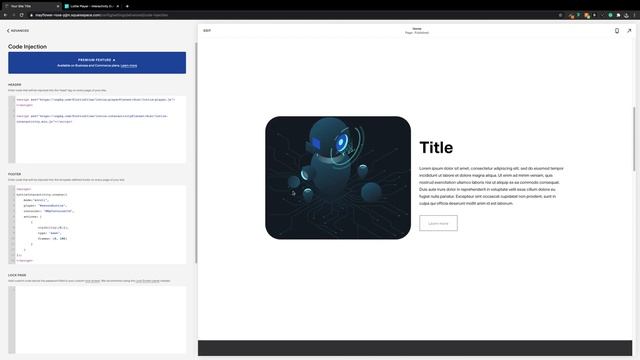 How to Play a Lottie Animation on Scroll in Squarespace смотреть онлайн