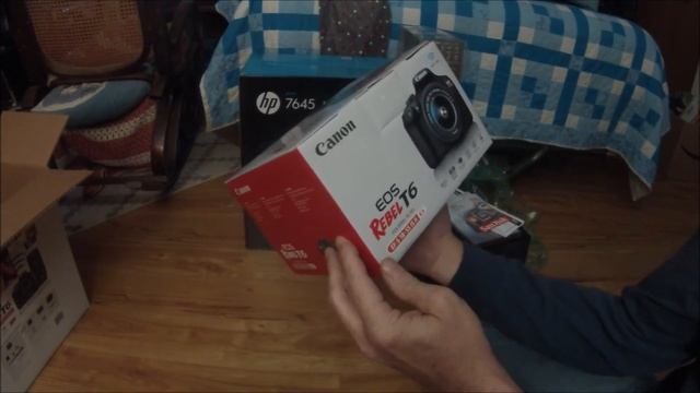 Canon Eos rebel T 6 camera unboxing смотреть онлайн