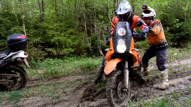Lite enduro-маршрут для "слонов" к Загорской ГАЭС смотреть онлайн