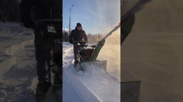 Caiman #уборкаснега #снегоуборщик смотреть онлайн