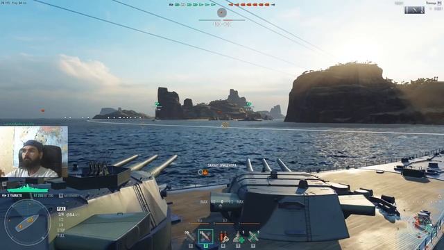 World of Warships ...1440 HD ... Ранги 5 день- YAMATO ... беда вчера инет вырубили неожиданно ((( смотреть онлайн