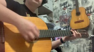 КИНО-История этого мира (кавер) 12 струнная гитара Луначарского