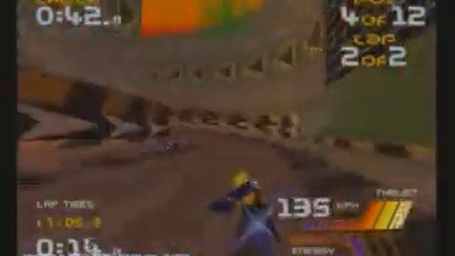 Sega Saturn - Wipeout XL - Introduction and Gameplay footage смотреть онлайн