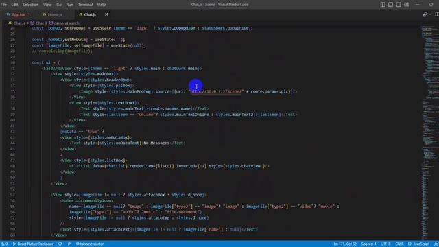 Design s chat page and program message sending process using react native frame work смотреть онлайн