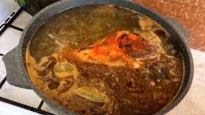 Праздничное блюдо из тушеной бараньей шеи! Подробный рецепт в описании видео! Braised Lamb neck!!!