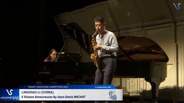 Lingxiao LI (China) plays 5 Visions Amoureuses by J.D. MICHAT смотреть онлайн