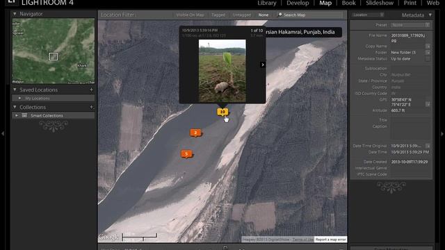 Adobe Lightroom 5 : View your images on Google Map / Lightroom MAP Module смотреть онлайн