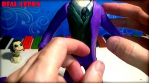 Фигурка Джокер из пластилина. Sculpting The JOKER