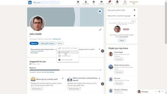 How To Download LinkedIn Profile As A PDF? [in 2023] (Save LinkedIn Profile PDF) смотреть онлайн