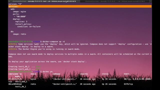 DevOps Tutorial - Docker Stack and Its Commands смотреть онлайн