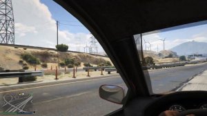 Езда от первого лица на BMW 7 в GTA V