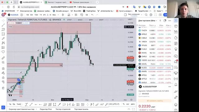 Обзор крипторынка от 6 марта 2023.Жду шорт. Или все же поход на 30К? смотреть онлайн