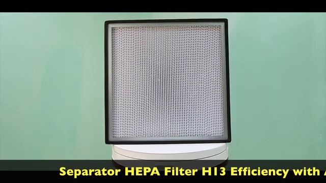 Separator HEPA Filter H13 Efficiency with Aluminum Foil смотреть онлайн