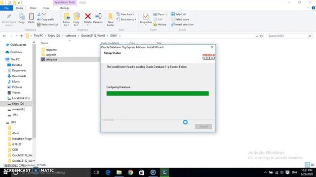 Oracle Installation смотреть онлайн