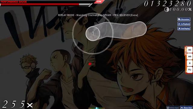 [osu!] SPYAIR - I'm a Believer (Extra) 5.27 SS смотреть онлайн