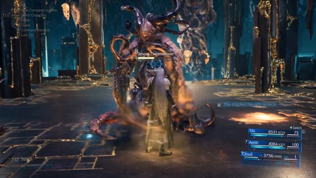 Final Fantasy VII Remake play as Sephiroth VS Jenova Dreamweaver, play as Rufus VS Brain Pod смотреть онлайн